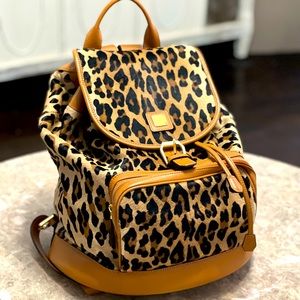 RARE/Unicorn Find- MCM Leather Leopard Backpack